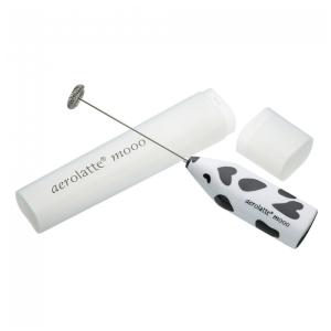 Espumador Elétrico de Leite a Bateria com Estojo, e, AEROLATTE 020, Preto