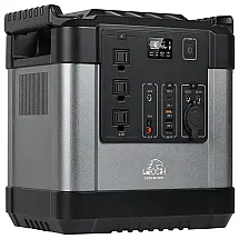 Leoch Gerador de Energia Solar Portátil com 3 Tomadas AC 110V, 1000W, PD 60W, 1100Wh 300000mAh