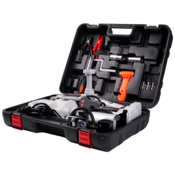 Macaco Elétrico Automotivo Hidráulico com Chave de Aperto. Suporta até 3 Toneladas, 12V, MAUTYKE, Cinza