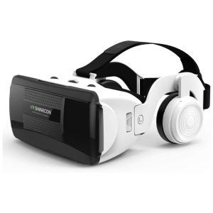 Óculos VR Realidade Virtual com Fone de Ouvido, Cor, YINCAICHENG, Branco