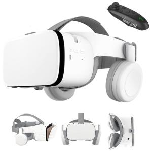 Óculos VR Realidade Virtual com Fone de Ouvido e Controle, TSANGLIGHT AMFM0000306, Branco