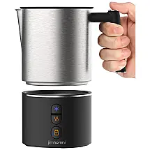 Espumador Elétrico Automático 250 mL, Aço Inoxidável, 110v, J JIMHOMNI NP771, Preto
