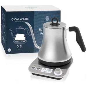 Chaleira Elétrica 0.8 L com Desligamento Automático, 110v, OVALWARE, Preto