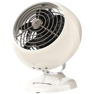 Ventilador Mini Vintage Clássico 2Veloc Base Metálica, VORNADO CR1 0282 75, Branco