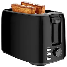 Torradeira Elétrica 2 Fatias, 7 Níveis de Tostagem, Aço Inoxidável, 800W, 110v, BONSENKITCHEN TA8004, Prateado
