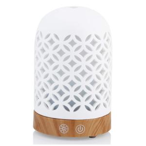 Essential Umidificador Ultrassônico Portátil 160mL com Aromaterapia e 7 Luzes LED, até 4H, 110V, Branco