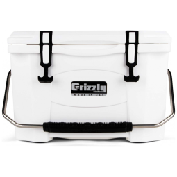 Cooler Térmico Portátil 20 Litros com Alça, Grizzly G20, Branco