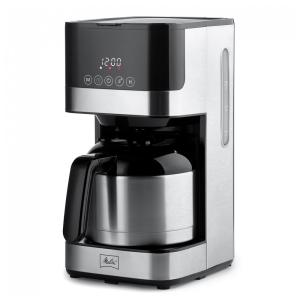 Cafeteira Programável 1,9L em Aço Inoxidável com Painel Digital e Jarra Térmica, 1000W 110V, Melitta, Prata