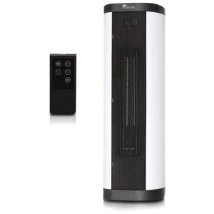 Aquecedor Elétrico de Cerâmica com Controle Remoto, Termostato Digital e Proteção Contra Superaquecimento, 110V 1500W, Senville, Branco