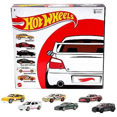 Kit com 6 Carros de