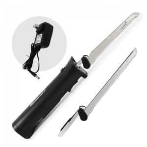 Faca Elétrica em Aço Inoxidável, 110v, ELITE GOURMET BY MAXI MATIC EK9810, Preto