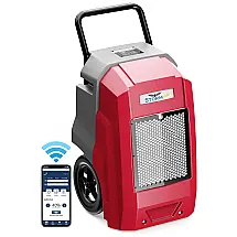 Desumidificador85 Litros com Drenagem Automática e Conexão WiFi, ALORAIR, Vermelho