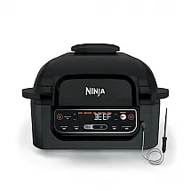 Grill Interno Ninja Foodi Smart 5-em-1 com Air Fryer 3,8 L LG451BK Preto — Grelha, Assa, Desidrata e Doura