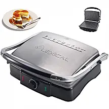 MOKY Sanduicheira Antiaderente de Aço Inoxidável 220V 60Hz