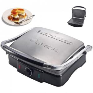 MOKY Sanduicheira Antiaderente de Aço Inoxidável 220V 60Hz