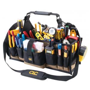 Bolsa de Ferramentas Organizadora com 43 Compartimentos, CUSTOM LEATHERCRAFT 1530, Preto