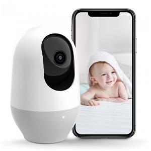 Babá Eletrônica com Câmera IP 1080P com Controle de Voz Alexa, 110V, nooie, Branco