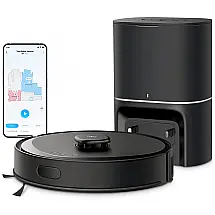 Robô Aspirador Tapo RV30 Max Plus Preto 2-em-1 com Autoesvaziamento LiDAR 5300Pa 240V
