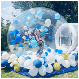 Casa Inflável com Bolha, Bolha de 8.5FT com Inflador, Tenda de Bolha em PVC de Alta Definição para Adultos e Crianças,Gymodel