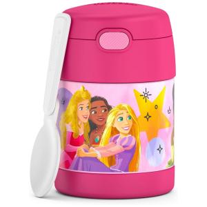 Princesa Frasco Térmico para Alimentos 300mL em Aço Inoxidável com Colher, THERMOS F3102PN6, Rosa