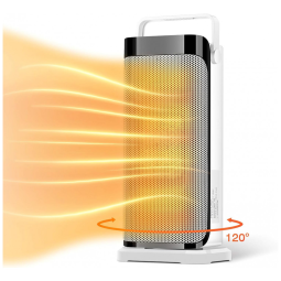 Aquecedor Elétrico Portátil Silencioso e com Temporizador, 1500W, 110v, AIR CHOICE KPT 1502M, Preto