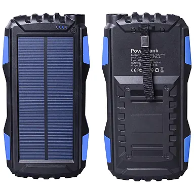 Powerbank Carregador Solar 25000mAh LED,