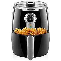 Fritadeira Elétrica 2L Controle de Temperatura 1000W, 110V, CHEFMAN, Preto
