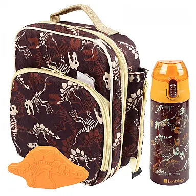 Kit Lancheira Infantil Dino com