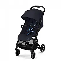 Carrinho Compacto CYBEX Beezy 2 Azul Marinho Sistema de Viagem com Suspensão
