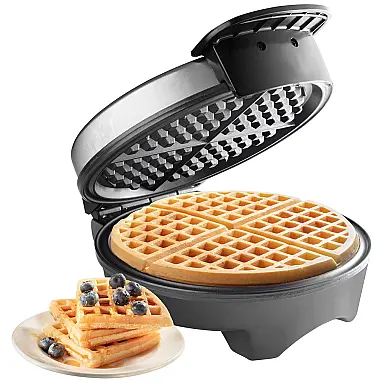 Máquina de Waffle Antiaderente, Aço