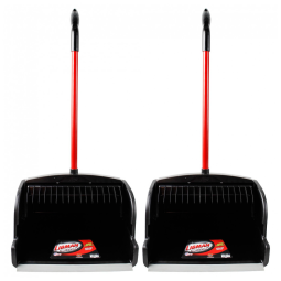 Pá Coletora Profissional com Alça de Aço Libman 1168, Preta