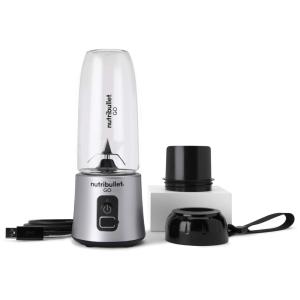 Liquidificador de Bancada 380mL com 20 Velocidades, 70W, 110v, NUTRIBULLET NB50300S, Prateado