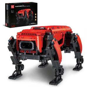 Kit de Construção Robot Dog MK Dynamics com 936 Peças e Controle Remoto para Crianças e Adultos, Mould King, Vermelho