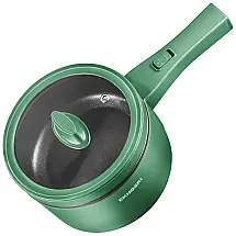 EKNOSRI Panela Elétrica 1.5L Multifuncional, Aço Inoxidável, 110V, Verde