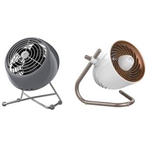 Conjunto de Ventiladores Vornado Modelos Pivot e VFAN Mini, 110V, Cinza e Branco