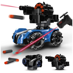 Carrinho de Controle Remoto com Luz LED e 360 de Rotação, CXJ D16, Azul