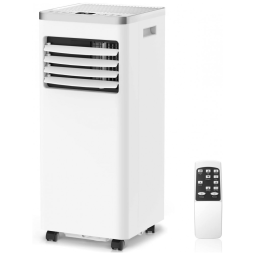 Ar Condicionado Portátil 8000 BTU Resfria até 32 M2 com Modo Desumidificador e Ventilador, ZAFRO, Branco