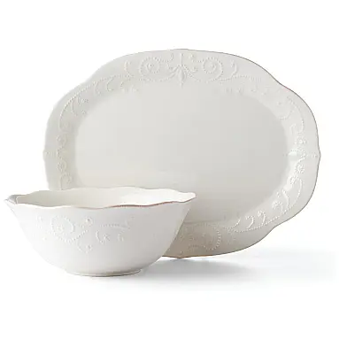 Conjunto de Prato Oval e