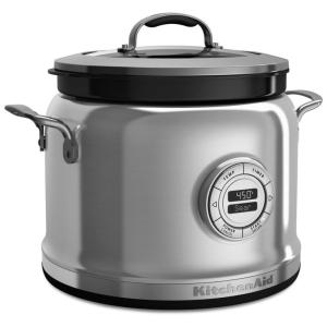 Panela de Pressão Elétrica KitchenAid KMC4244SS, Aço inoxidável, Prateado 110V