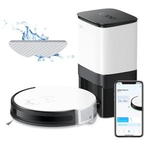Plus Aspirador de Pó Robô com Conexão via APP WI FI e Auto Carregamento, 110V, TP Link RV10, Branco