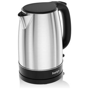 Chaleira Elétrica 1.7 L com Desligamento Automático, 1500W, 110v, SOPLIGLE, Preto