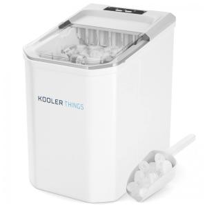 Kooler Things Máquina de Gelo Automática Aço Inoxidável com Painel de Controle, Branca, 110v, KOOLERTHINGS, Branco