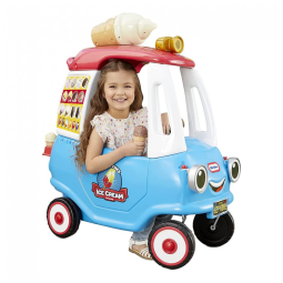 Quadriciclo de Passeio Infantil Hora do Sorvete para Crianças de 2 a 5 Anos, Little Tikes, Azul