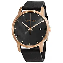 Relógio Masculino Analógico Automático, Silicone, CALVIN KLEIN K2G2G6C3, Preto