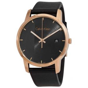 Relógio Masculino Analógico Automático, Silicone, CALVIN KLEIN K2G2G6C3, Preto