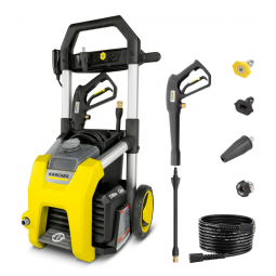 Lavadora de Alta Pressão Kärcher Amarela 3 Bicos Tanque Detergente Certificação CETA/CSA K1700 1700 PSI