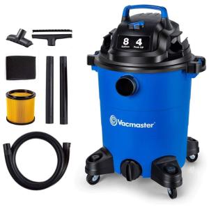 Aspirador de Pó e Soprador de 30,32L Leve e Potente, para Uso Seco e Úmido, 110V 1080W, Vacmaster, Azul