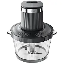 Processador de Alimentos até 8 Xícaras com 2 Velocidades VASTELLE, 110V 350W, Cinza