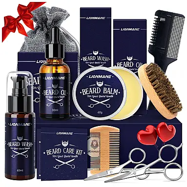 Kit para Barba Profissional Portátil