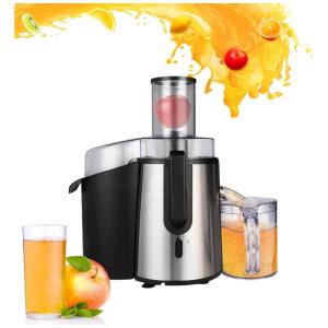 Centrífuga de Frutas com 2 Velocidades, Aço Inoxidável, 850W, 110v, VILOBOS, Prateado